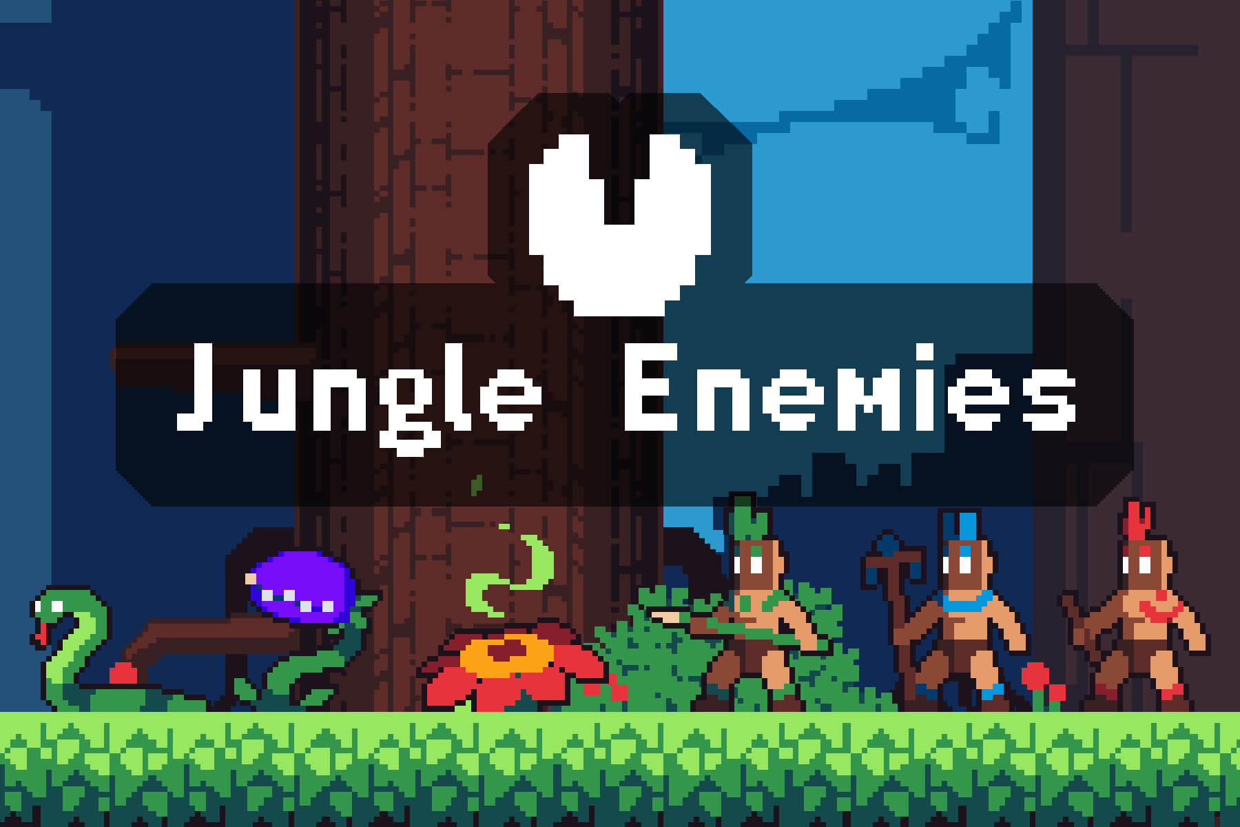 Platformer Game Kit Pixel Art 