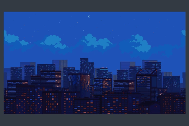 Free City Backgrounds Pixel Art
