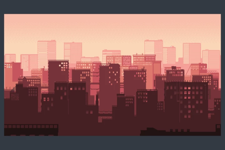 Free City Backgrounds Pixel Art