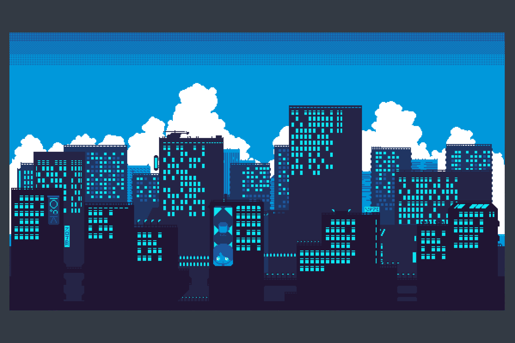 Free City Backgrounds Pixel Art Download - CraftPix.net