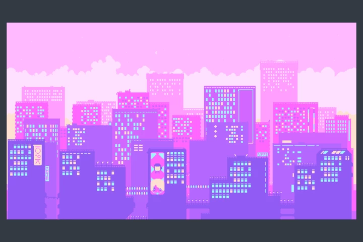 Free City Backgrounds Pixel Art