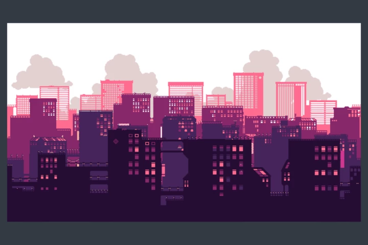 Free City Backgrounds Pixel Art