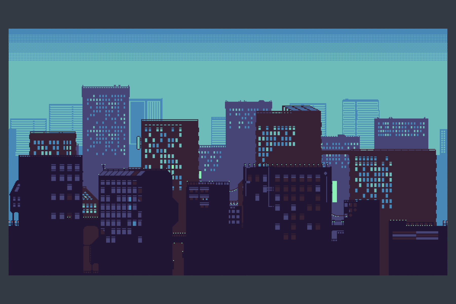 Free City Backgrounds Pixel Art Download CraftPix