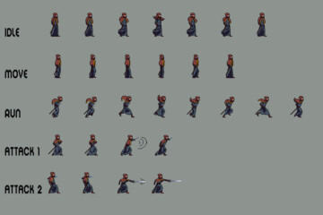 Free Wizard Sprite Sheets Pixel Art Download - CraftPix.net