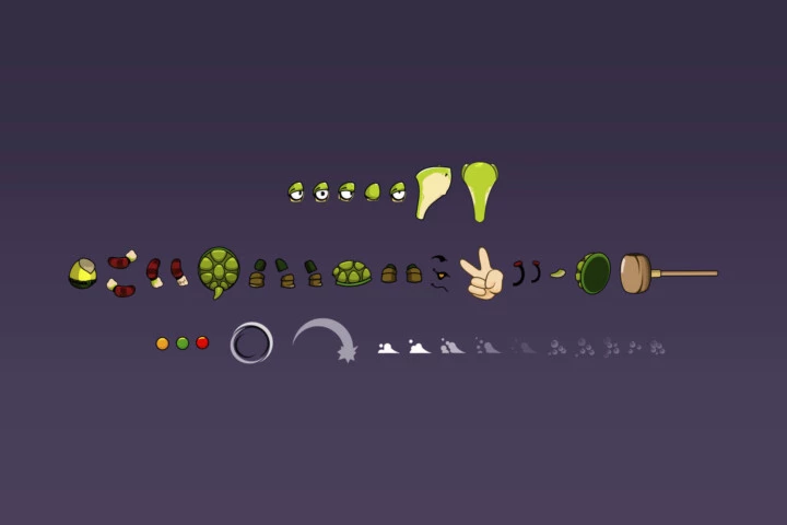 Turtle Game Character Sprite