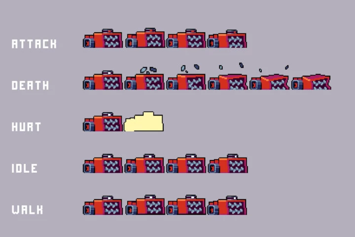 Workers and Drones Pixel Art Character Pack