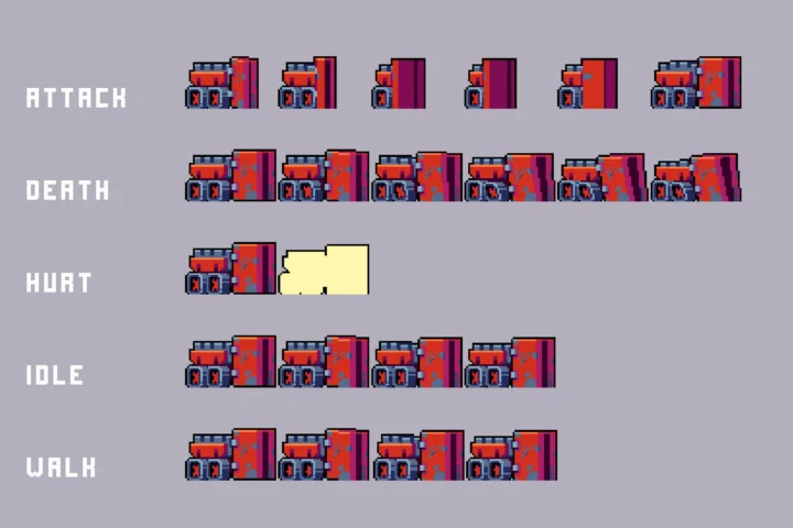 Workers and Drones Pixel Art Character Pack