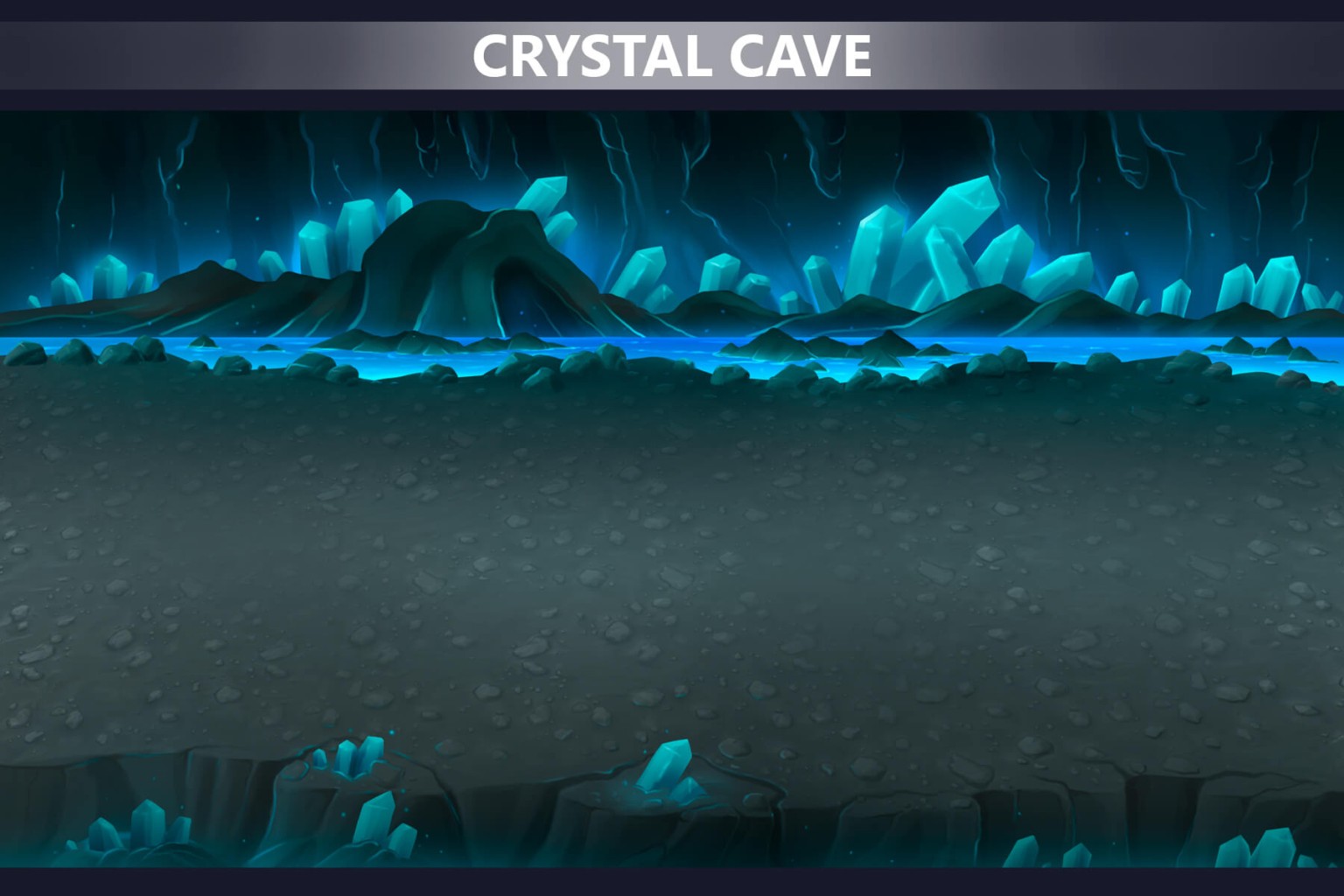 Cave Horizontal RPG Battle Backgrounds - CraftPix.net