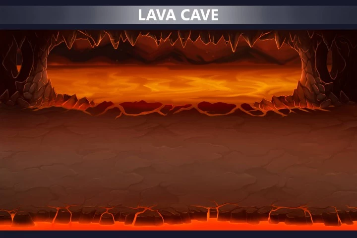 Cave Horizontal RPG Battle Backgrounds