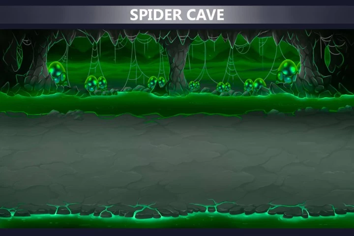Cave Horizontal RPG Battle Backgrounds