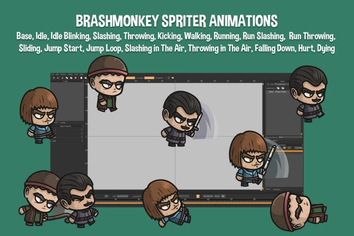 Citizen Chibi Character Sprites