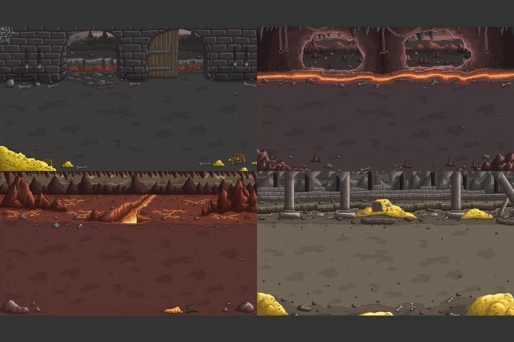Dragon Dungeon Battle Backgrounds