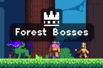 Free Forest Bosses Pixel Art Sprite Sheet Pack
