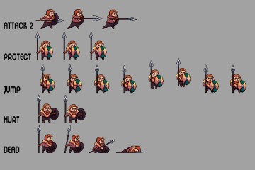 Free Warrior Pixel Art Sprite Sheets Download - Craftpix.net