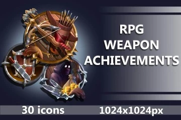 Hero Achievement RPG Icons