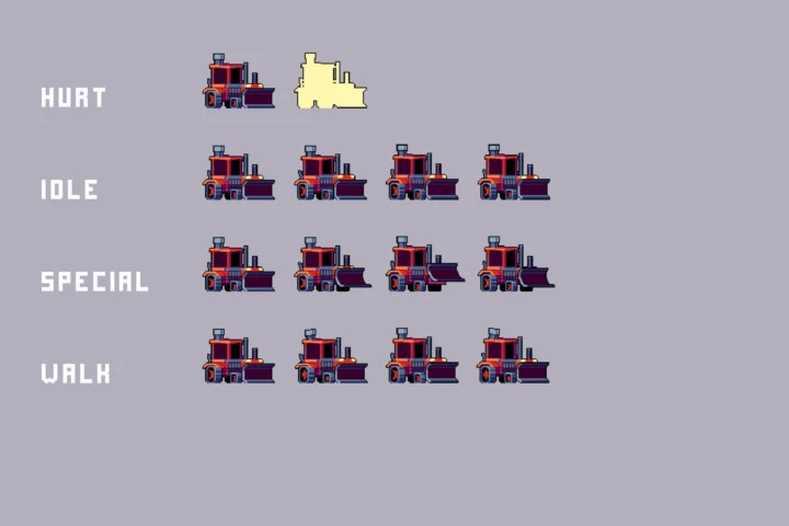 Robots Pixel Art Sprite Sheet Pack