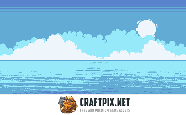 Free Clouds Pixel Art Asset Pack Download