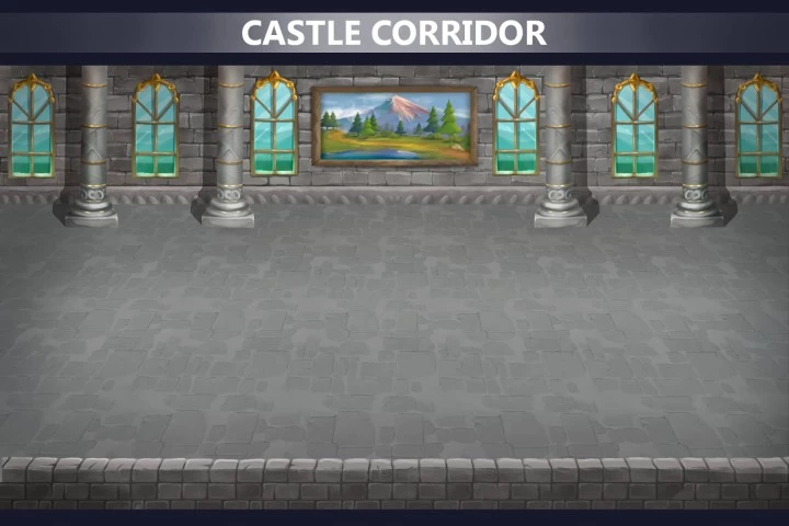 Castle Horizontal Battle Backgrounds