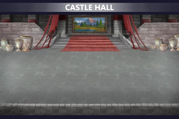 Castle Horizontal Battle Backgrounds