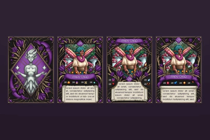 Fairy TCG Pixel Art Template