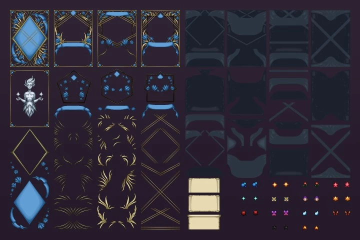 Fairy TCG Pixel Art Template