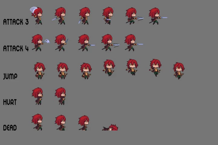 Free Fantasy Chibi Female Sprites Pixel Art