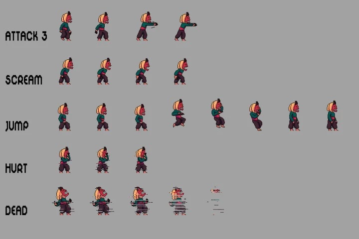 Free Ghost Pixel Art Sprite Sheets