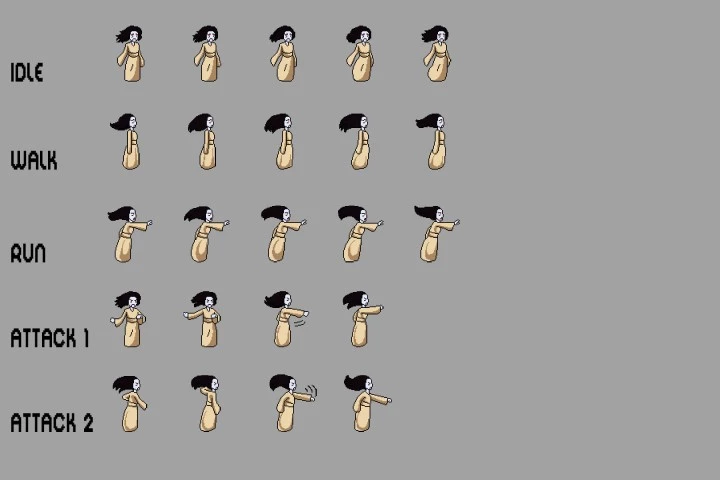Free Ghost Pixel Art Sprite Sheets