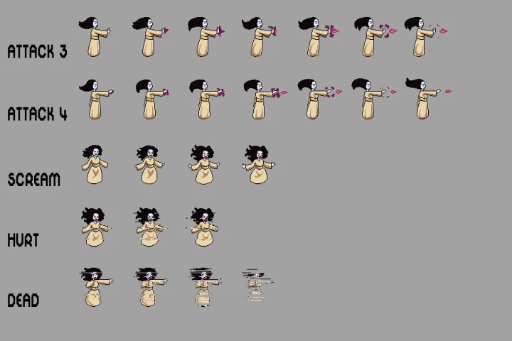 Free Ghost Pixel Art Sprite Sheets