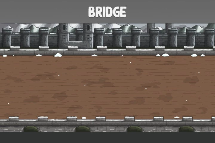 Game Battle Backgrounds with Bridges