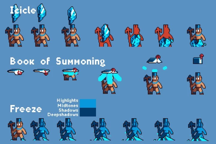 Magic Spells Pixel Art Sprite Pack