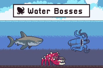 Water Monsters Pixel Art Sprite Sheet Pack