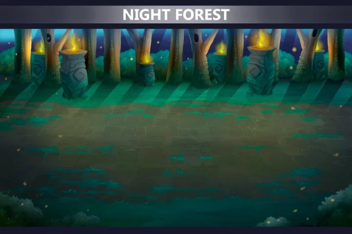 Fantasy Forest Battle Backgrounds