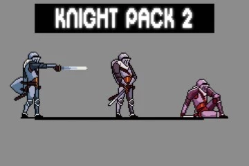 Fantasy Knight Sprite Sheets Pixel Art