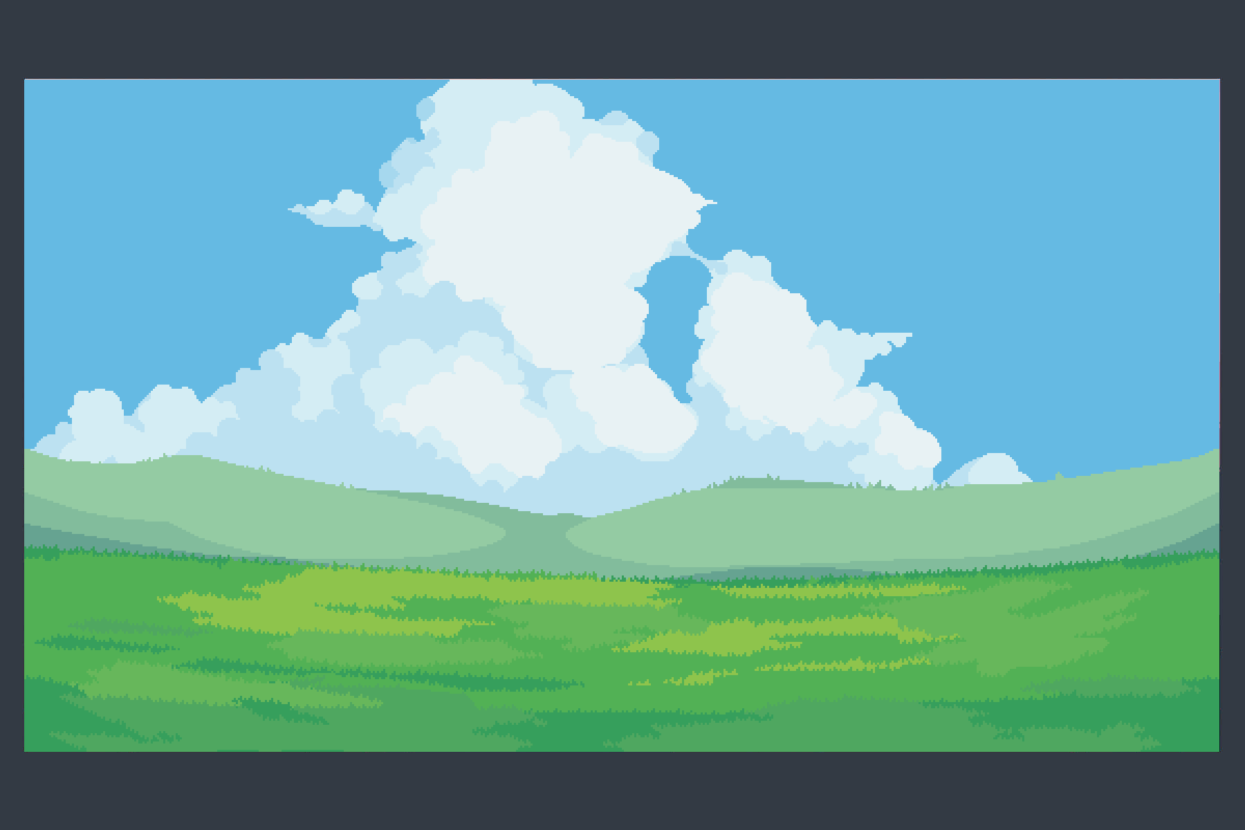 Nature pixel art base assets FREE