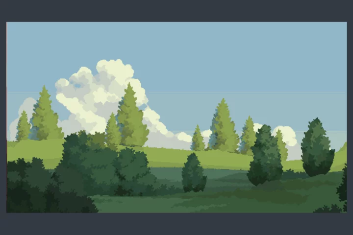 Free Nature Backgrounds Pixel Art