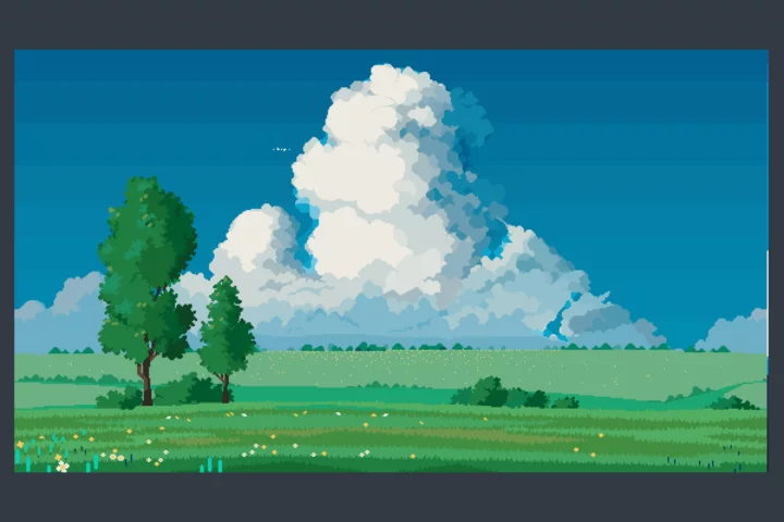 Free Nature Backgrounds Pixel Art
