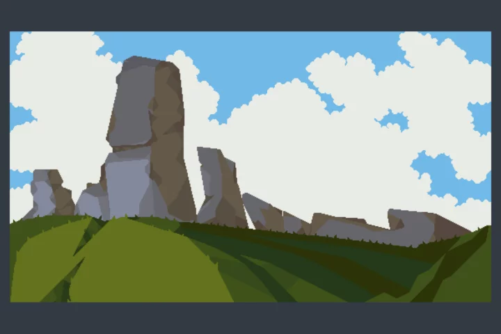 Free Nature Backgrounds Pixel Art