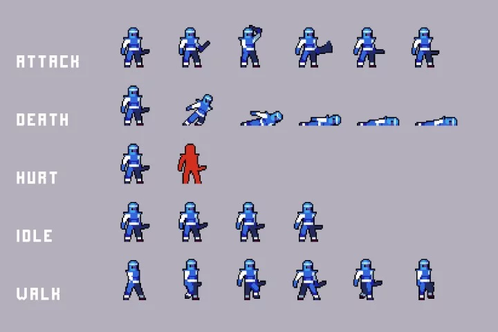 Prison Wardens Pixel Art Character Pack