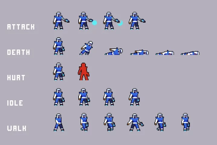 Prison Wardens Pixel Art Character Pack