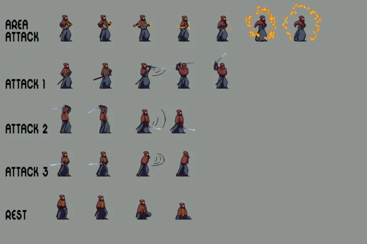 Wizard Pixel Art Sprites Pack 2