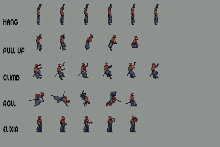 Wizard Pixel Art Sprites Pack 2