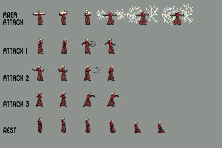 Wizard Pixel Art Sprites Pack 2