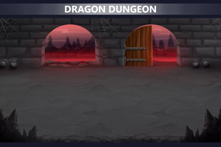 Dragon Caves Battleground Game Asset Pack