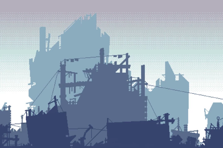 Free Exclusion Zone Tileset Pixel Art