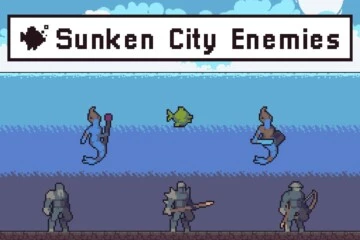 Free Underwater Enemies Pixel Art Character Pack