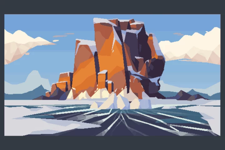 Free Winter Backgrounds Pixel Art
