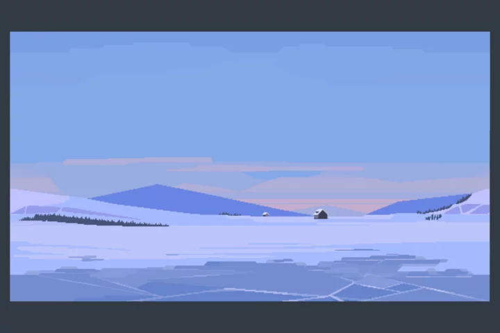 Free Winter Backgrounds Pixel Art