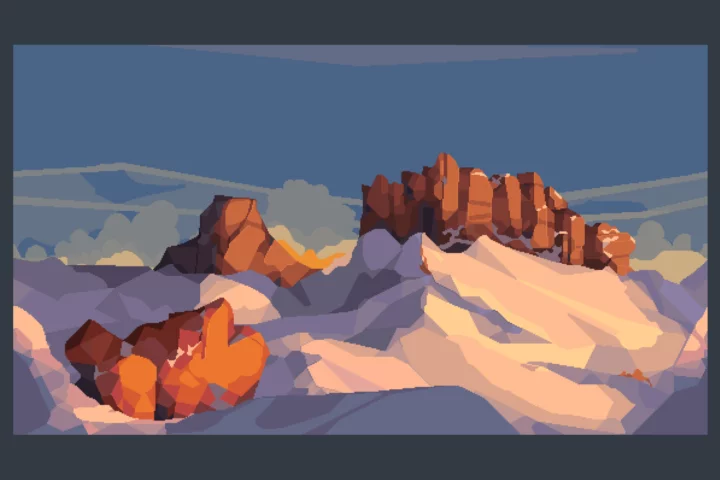 Free Winter Backgrounds Pixel Art