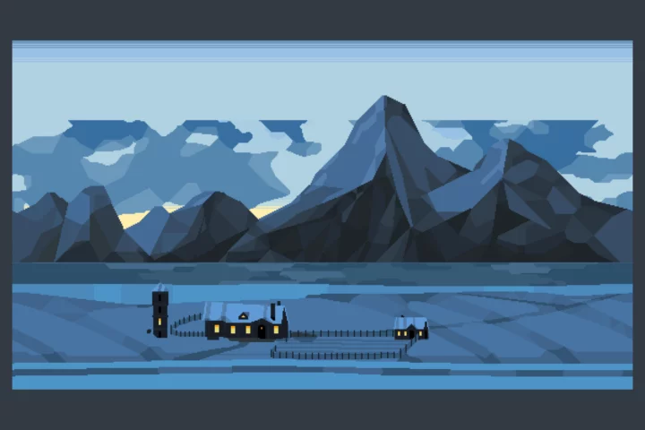 Free Winter Backgrounds Pixel Art